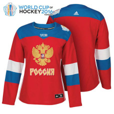 Women's Russia Hockey Red 2016 World Cup of Hockey Premier Jersey