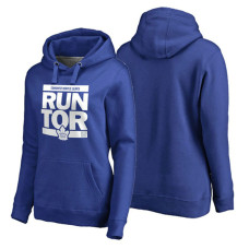 Women's Womens Toronto Maple Leafs Royal RUN-CTY Pullover Hoodie