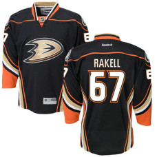 Youth Anaheim Ducks Rickard Rakell #67 Black Premier Home Jersey