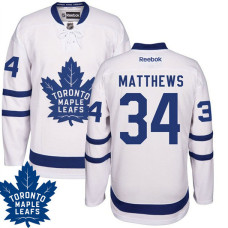 Youth Auston Matthews #34 Toronto Maple Leafs White Premier Home Jersey