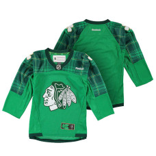 Youth Chicago Blackhawks Green St. Patrick's Day Jersey