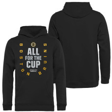 Youth Black 2018 Stanley Cup Bound Behind The Net Pullover Hoodie Boston Bruins