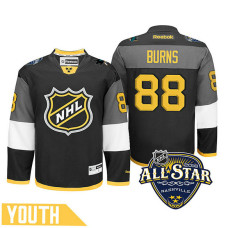 Youth San Jose Sharks Brent Burns #88 Black 2016 All-Star Premier Jersey