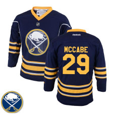 Youth Buffalo Sabres Jake McCabe #29 Navy Blue Home Jersey