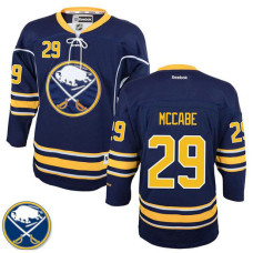 Youth Buffalo Sabres Jake McCabe #29 Navy Blue Home Premier Jersey