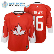 Youth Ice Hockey Jonathan Toews #16 Red 2016 World Cup Premier Player Jersey