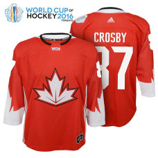 Youth Ice Hockey Sidney Crosby #87 Red 2016 World Cup Premier Player Jersey