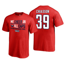 Youth Washington Capitals #39 Alex Chiasson 2018 Stanley Cup Final Red Eastern Champions T-Shirt