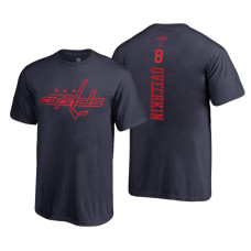 Washington Capitals #8 Alex Ovechkin Navy 2018 Backer T-Shirt