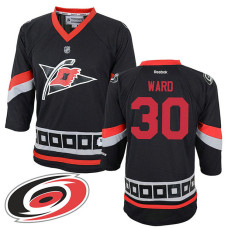 Youth Carolina Hurricanes Cam Ward #30 Black Alternate Jersey