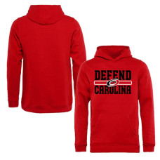 Youth Carolina Hurricanes Red Defend City Hometown Pullover Hoodie