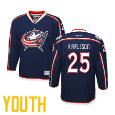 Youth Columbus Blue Jackets William Karlsson #25 Navy Home Premier Jersey