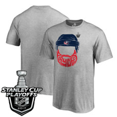 Youth Columbus Blue Jackets Gray 2017 Stanley Cup PLayoff T-shirt