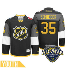 Youth New Jersey Devils Cory Schneider #35 Black 2016 All-Star Premier Jersey