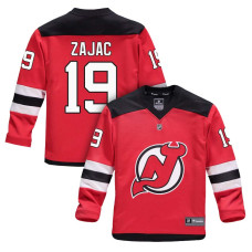 Youth New Jersey Devils #19 Travis Zajac Red 2018 New Season Home Jersey