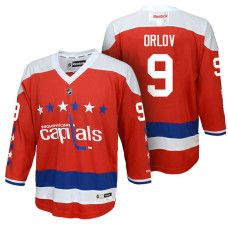 Youth Dmitry Orlov #9 Washington Capitals Red Premier Alternate Jersey