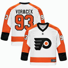 Youth Philadelphia Flyers #93 Jakub Voracek White 2018 New Season Team Road Jersey