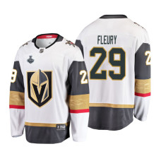 Youth Vegas Golden Knights #29 Marc-Andre Fleury 2018 Stanley Cup Final Breakaway Road White Jersey