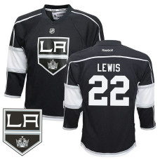 Youth Los Angeles Kings Trevor Lewis #22 Black Home Jersey