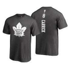 Toronto Maple Leafs #8 Connor Carrick Heathered Gray 2018 Fanatics Branded Backer T-shirt