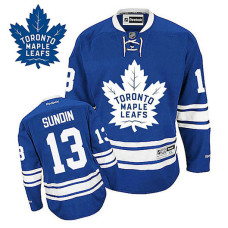 Youth Toronto Maple Leafs Mats Sundin #13 Blue 2016-17 New Season Alternate Jersey