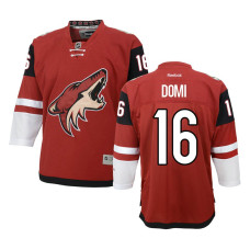 Youth Coyotes #16 Max Domi Maroon Premier Home Jersey