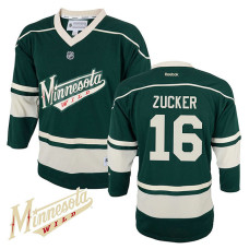 Youth Minnesota Wild Jason Zucker #16 Green Alternate Jersey