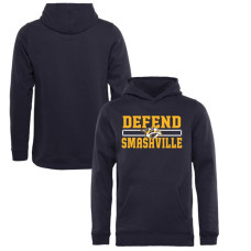 Youth Nashville Predators Navy Defend City Hometown Pullover Hoodie