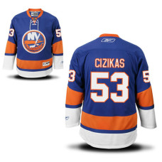 Youth New York Islanders Casey Cizikas #53 Royal Blue Home Premier Jersey