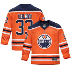 Youth Edmonton Oilers #33 Cam Talbot Orange 2018 New Season Home Jersey