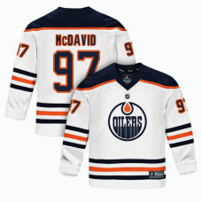 Youth Edmonton Oilers #97 Connor McDavid White 2018 New Season Team Road Jersey