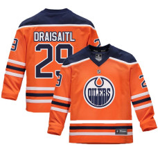 Youth Edmonton Oilers #29 Leon Draisaitl Orange 2018 New Season Home Jersey