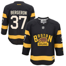 Youth Boston Bruins Patrice Bergeron #37 Black 2016 Winter Classic Premier Jersey