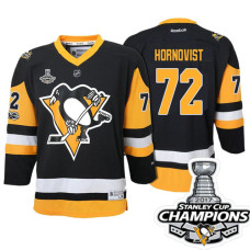 Youth Patric Hornqvist Pittsburgh Penguins #72 Black 2017 Stanley Cup Champions Player Jersey