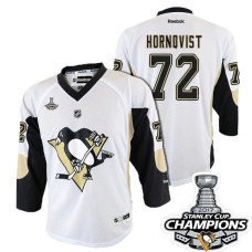 Youth Pittsburgh Penguins #72 Patric Hornqvist White Stanley Cup Champions Away Throwback Jersey