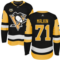 Youth Pittsburgh Penguins #71 Evgeni Malkin Black Adidas Home Premier Jersey