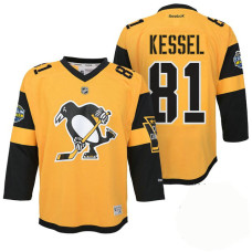 Youth Pittsburgh Penguins #81 Phil Kessel Gold 2017 Stadium Series Jersey