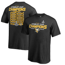 Youth Pittsburgh Penguins Black 2016 Stanley Cup Champions T-Shirt