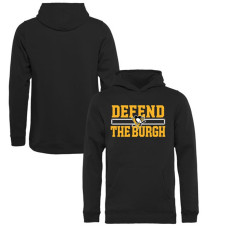 Youth Pittsburgh Penguins Black Defend City Hometown Pullover Hoodie