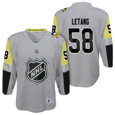 Youth Pittsburgh Penguins #58 Kris Letang 2018 All Star Jersey