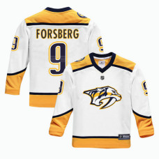 Youth Nashville Predators #9 Filip Forsberg White 2018 New Season Team Road Jersey