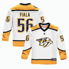 Youth Nashville Predators #56 Kevin Fiala White 2018 New Season Team Road Jersey