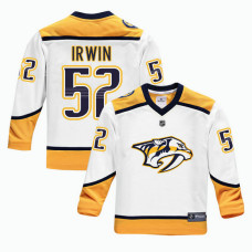 Youth Nashville Predators #52 Matt Irwin White 2018 New Season Team Road Jersey