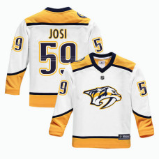 Youth Nashville Predators #59 Roman Josi White 2018 New Season Team Road Jersey