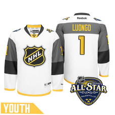 Youth Florida Panthers Roberto Luongo #1 White 2016 All-Star Premier Jersey