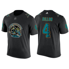 Youth San Jose Sharks Black Brenden Dillon #4 Los Tiburones' Night T-shirt