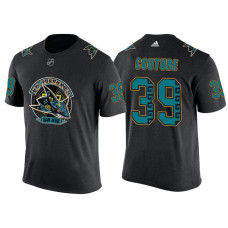 Youth San Jose Sharks Black Logan Couture #39 Los Tiburones' Night T-shirt