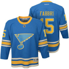 Youth St. Louis Blues #15 Robby Fabbri Blue Premier Jersey