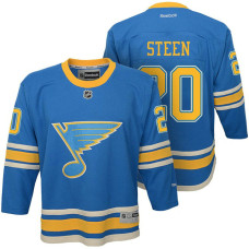 Youth St. Louis Blues #20 Alexander Steen Blue Premier Jersey