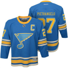 Youth St. Louis Blues #27 Alex Pietrangelo Blue Premier Jersey